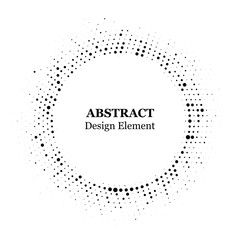 Wall Mural - halftone dotted background. halftone effect vector pattern. circle dots isolated on the white backgr