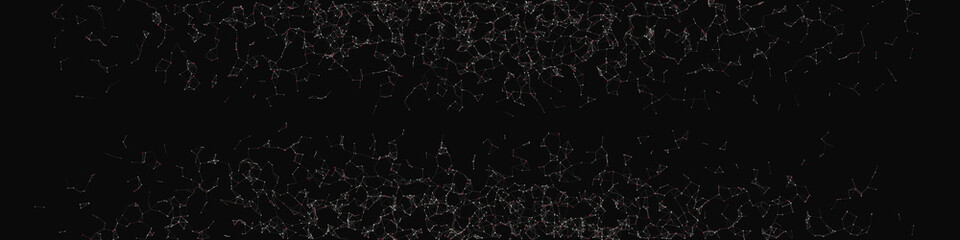 Network Mesh Random Procedural Art background illustration