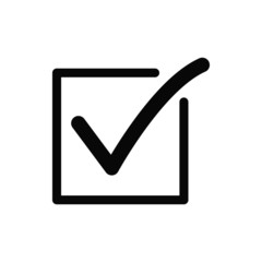 Poster - vector illustration of check mark icon