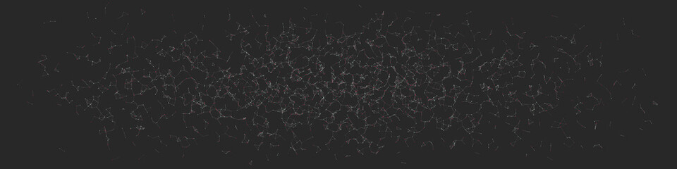 Network Mesh Random Procedural Art background illustration