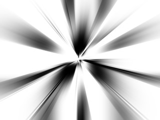 Abstract monochrome star line light illustration background. Black White Abstract Zoom Motion background.      