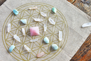 Self Love Crystal Energy Grid