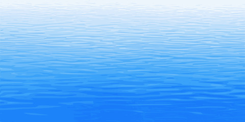 Wall Mural - Ripples and water waves, sea surface. Vector natural background.	