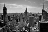 Fototapeta Miasta - New York City skyline from 30 Rock summer 