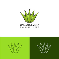 Wall Mural - aloe vera logo template design vector, aloe vera illustration