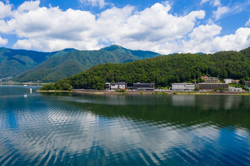 Poster - Japanese countryside village in Kawaguchiko