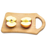 Fototapeta Miasta - Two red apple on isolated kitchen board