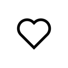 Poster - heart isolated on white background