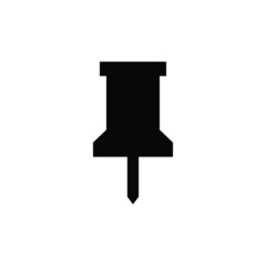 Poster - pin vector isolated icon