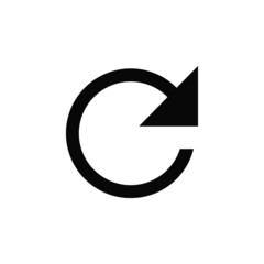 Poster - vector illustration of reload icon