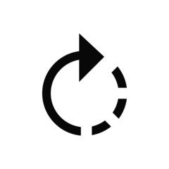 Poster - vector illustration of reload icon