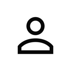 Leinwandbilder - user profile vector illustration icon