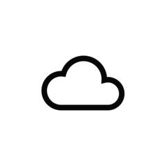 Poster - cloud isolated vector icon