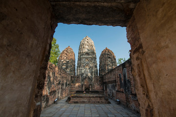 Poster - ASIA THAILAND SUKHOTHAI WAT SI SAWAI TEMPLE