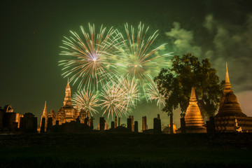 Canvas Print - ASIA THAILAND SUKHOTHAI LOY KRATHONG