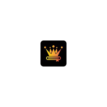 Crown logo template vector illustration