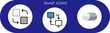 © Anna - Modern Simple Set of swap Vector flat Icons