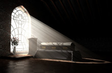 Church Interior Light & Funeral