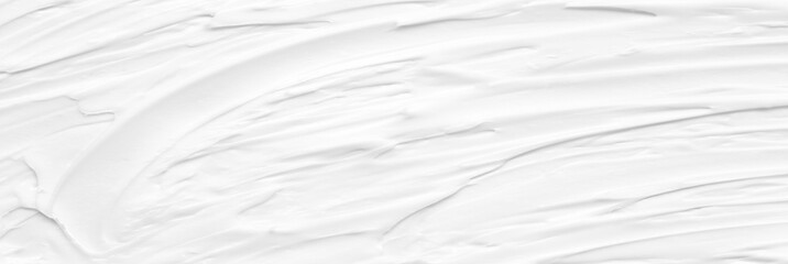 Cream texture for skin nourishment for good skin health Lotion Cosmetics Full frame Background Abstract texture Longitudinal Panorama High resolution.