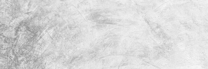 Poster - Cement wall floor High Resolution White and gray Panorama full frame Abstract texture background.