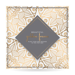Poster - luxury ornamental mandala design background