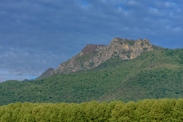 Clouds over the Peak of Puigsacalm (Garrotxa, Catalonia, Spain)