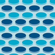 Blue Ellipses Pattern Background