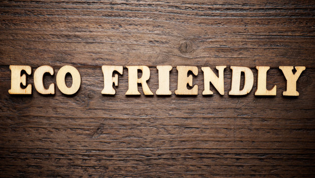 Eco friendly text