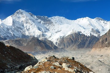 Poster - Mount Cho Oyu and Ngozumba glacier