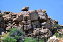 Boulder And Rock Stack In New Mexico