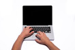 © J. Ramon Arevalo - Man working in a laptop.