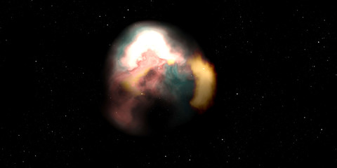 Wall Mural - nebula in space