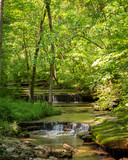 Fototapeta Krajobraz - City stream in Atlanta, Georgia