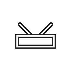 Wall Mural - Simple router line icon.