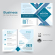 © Xvector - Corporate & Business Concept Bi-fold Brochure Template Design.