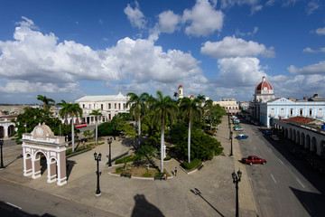 Canvas Print - Parque Jose Mart à Cienfuegos