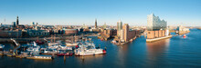 Port Of Hamburg City Panorama