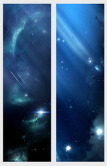 Wall Mural - deep space banners
