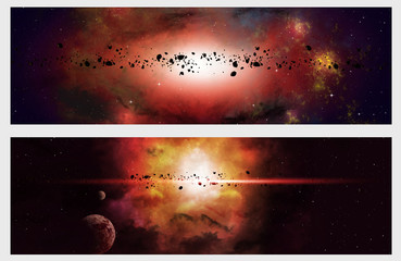 Wall Mural - deep space banners