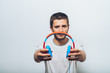 © aeroking - Man with headphones