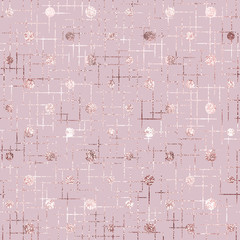 Poster - elegant seamless pattern. golden glitter marble imitation rose gold. beautiful delicate backdrop. mo