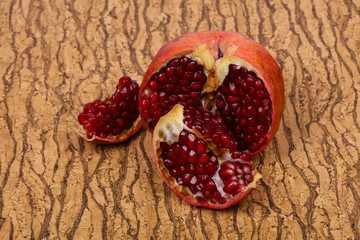 Ripe tasty pomegranate