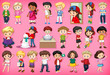 © blueringmedia - Large set of children doing different activities