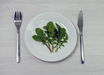 green pass peas on a plate