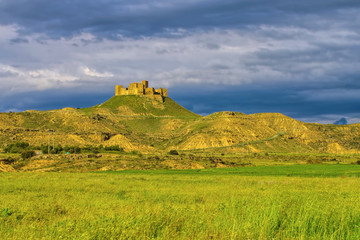 Wall Mural - Castillo de Montearagon in Aragonien, Spanien - Castillo de Montearagon near Huesca in Spain