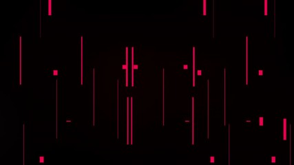 Poster - Computer generated fast short shapes lines. 3d rendering of the many vertical rays. Chaotic backdrop.