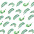 © Fauriia - Pattern palm leaves for textile oro wrapping paper