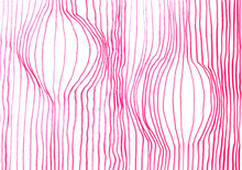 Graphic Pink White Monochrome Pattern Striped Texture Curly Background