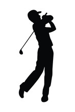Golf Player Silhouette