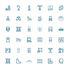  Editable 36 arm icons for web and mobile